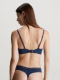 Calvin Klein Lace Trim Lift Demi Bra, Shoreline