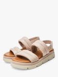 Moda in Pelle Squash Chunky Sandals, Taupe