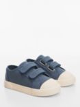 Mango Baby Nickn Riptape Trainers, Medium Blue