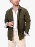 KOY Cotton Shirt Jacket, Green