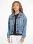 Calvin Klein Kids' Denim Jacket, Authentic Mid Blue