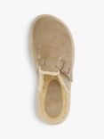 Dune Gene Leather Fur Lined Mules, Sand