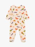 Petit Bateau Baby Abstract Print Sleepsuit, Avalanche/Multi