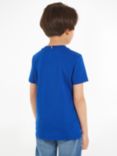 Tommy Hilfiger Kids' Hilfiger Script Logo T-Shirt, Ultra Blue