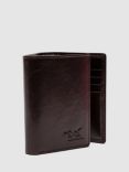 Rodd & Gunn Wesport Leather Tri-Fold Wallet, Chocolate