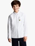 Lyle & Scott Kids' Cotton Oxford Shirt, White