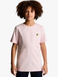 Lyle & Scott Kids' Plain T-Shirt, Light Pink