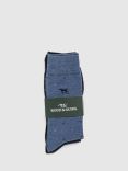 Rodd & Gunn Seafcliff Socks, Pack of 3, Blue Multi