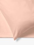 Jasper Conran London 300 Thread Count Organic Cotton Percale Flat Sheet, Pale Pink