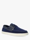 Dune Blaizerss Knit Boat Shoes, Navy