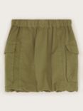 Monsoon Kids' Pocket Detail Puff Parachute Cargo Skirt, Khaki