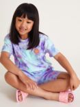 Monsoon Kids' Tie Dye Short Sleeve T-Shirt, Multi