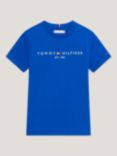Tommy Hilfiger Kids' Essential Cotton Logo T-Shirt, Ultra Blue