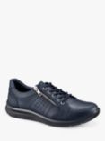 Hotter Finn Sport Style Leather Shoes, Dark Navy-le