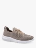 Hotter Defy Knitted Lightweight Trainers, Mink