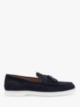 Hotter River Premium Suede Loafers, Navy