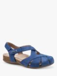 Hotter Catskill II Wide Fit Closed Toe Sandals, Navy