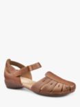 Hotter May Wide Fit Fisherman Style Sandals, Tan