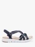 Hotter Seek Wide Fit Padded Leather Sandal