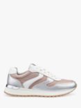 Hotter Aries Retro Trainers, Pink/Silver