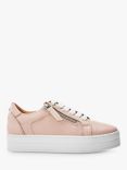 Moda in Pelle Abbiy Leather Platform Trainers
