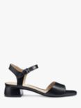 Hotter Amalfi Block Heeled Sandals, Black