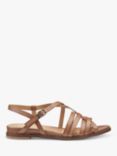 Hotter Sienna Wide Fit Strappy Sandals, Rich Tan