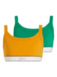 Tommy Hilfiger Kids' Logo Bralettes, Pack Of 2