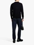 SISLEY Regular Fit Knit Polo Shirt, Black