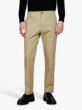 SISLEY Slim Comfort Fit Stretch Trousers, Brown