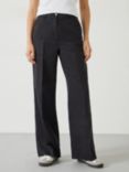 HUSH Emily Linen Blend Wide Leg Trousers