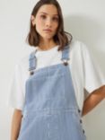 HUSH Wilder Striped Dungarees, Blue/White