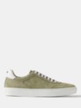 Mint Velvet Suede Trainers, Green