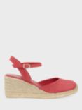 Hobbs Elodie Wedge Espadrilles, Wild Berry Pink