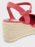 Hobbs Elodie Wedge Espadrilles, Wild Berry Pink