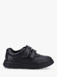 Hush Puppies Kids' Ryan Riptape Leather Shoes, Black