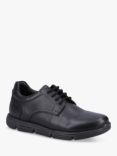Hush Puppies Kids' Adrian Leather Lace-Up Shoes, Black