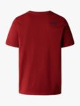 The North Face Short Sleeve Rust T-Shirt, Red