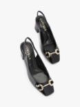 Carvela Poise 2 Patent Slingback Court Shoes, Black