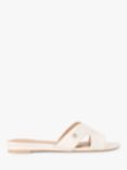 Carvela Seville Leather Sliders, Natural Putty