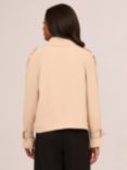 Adrianna Papell Cropped Trench Coat, Bamboo