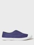 Crew Clothing Lucy Laceless Slip On Shoes, Dark Blue