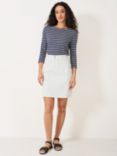 Crew Clothing Analee Denim Mini Skirt, White