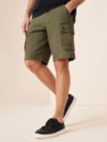 Crew Clothing Cargo Shorts, Olive Green