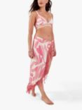 Accessorize Squiggle Sarong, Pink