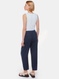 Whistles Linen Barrel Leg Trousers