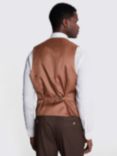 Moss Tailored Fit Flannel Waistcoat, Copper