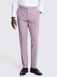 Moss x DKNY Slim Fit Wool Blend Suit Trousers, Dusty Pink