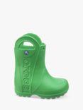 Crocs Kids' Handle It Rain Wellington Boots, Green