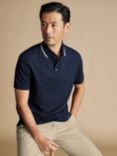 Charles Tyrwhitt Contrast Tipping Short Sleeve Polo Shirt